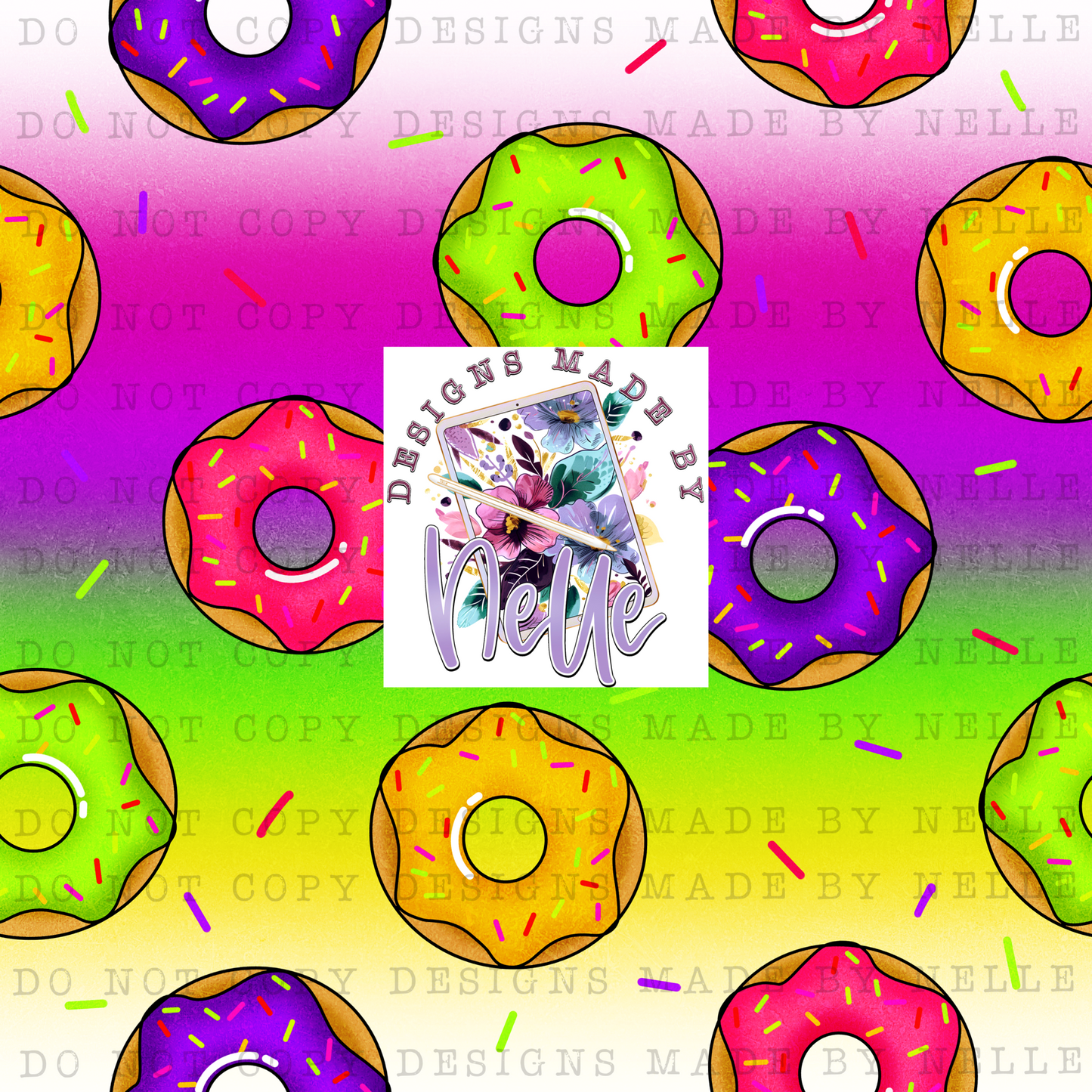 Colorful Donut Ombre