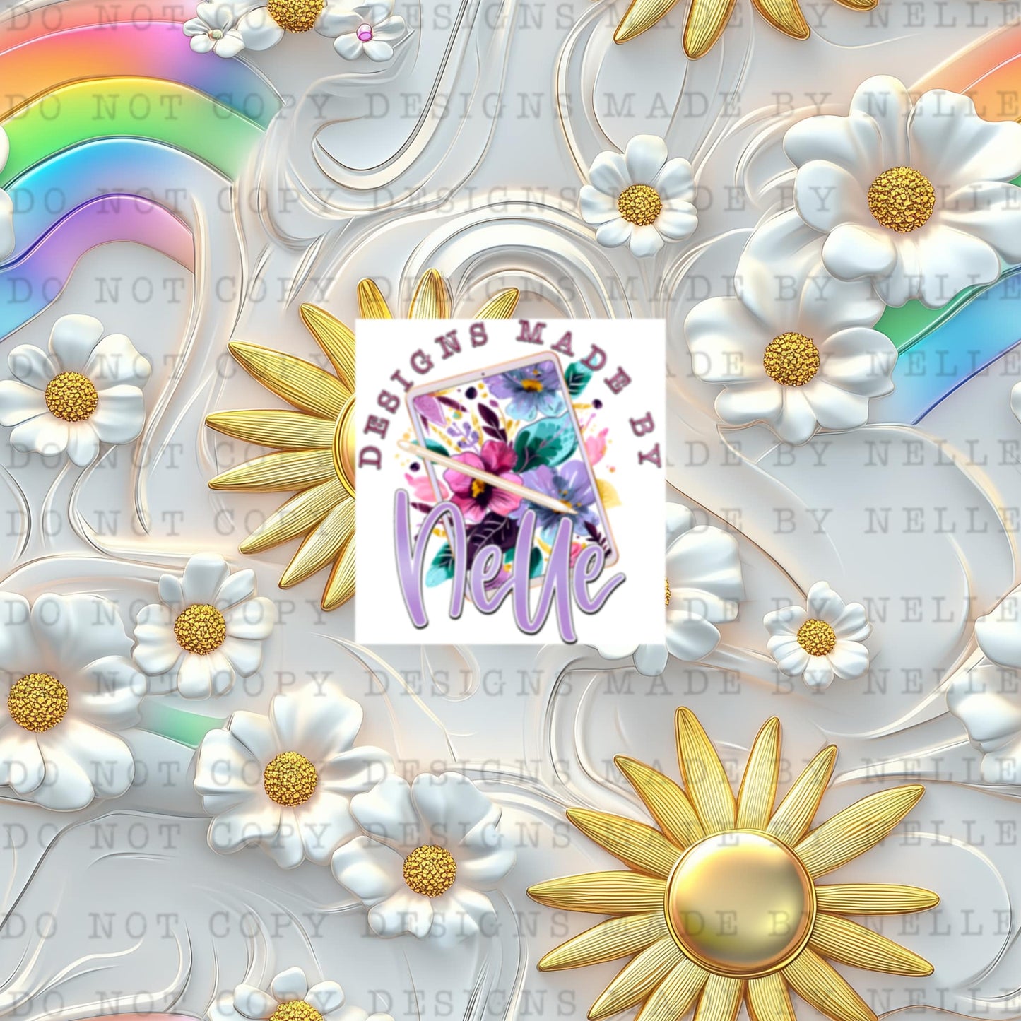 Floral sunshine rainbows