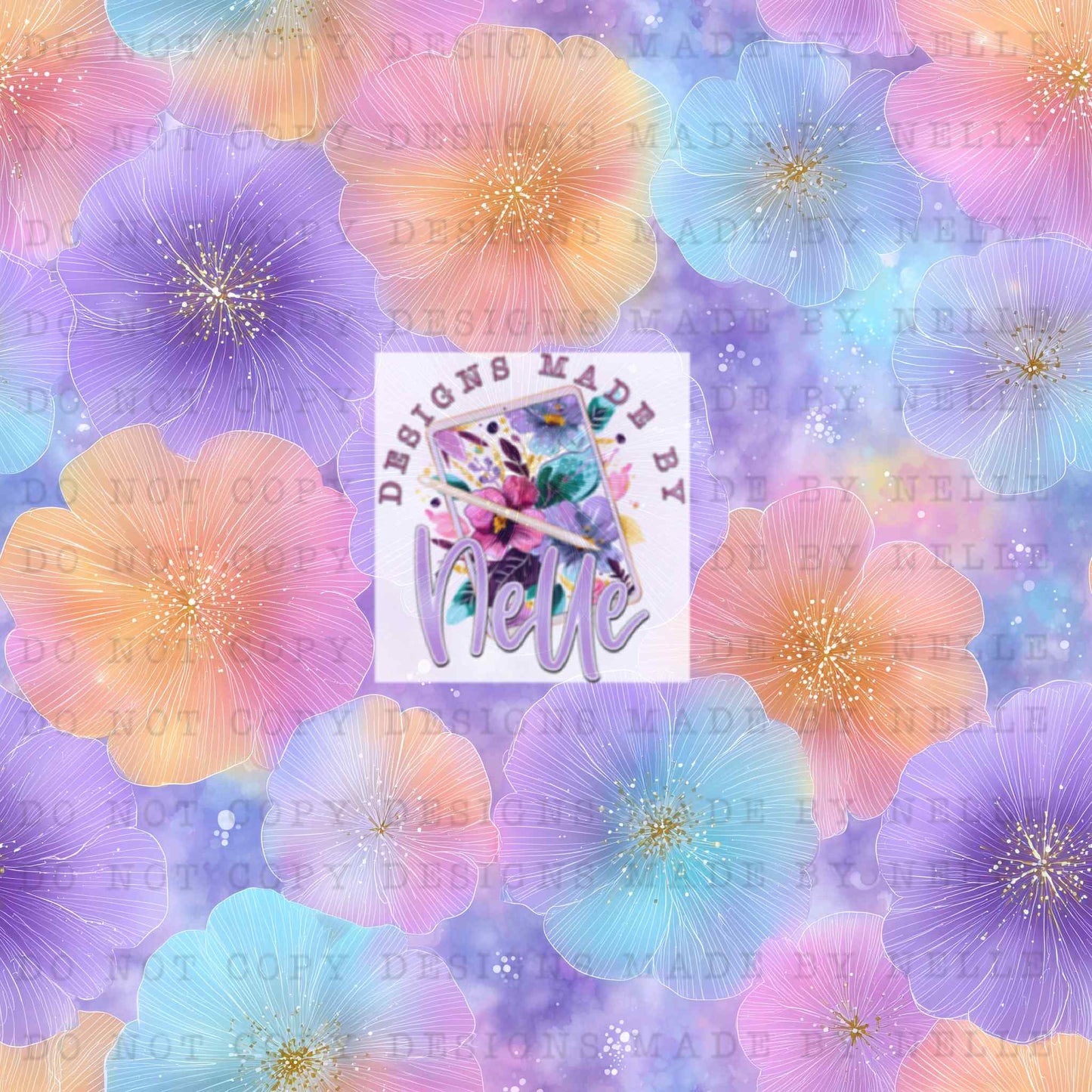 Bright Pastel Floral
