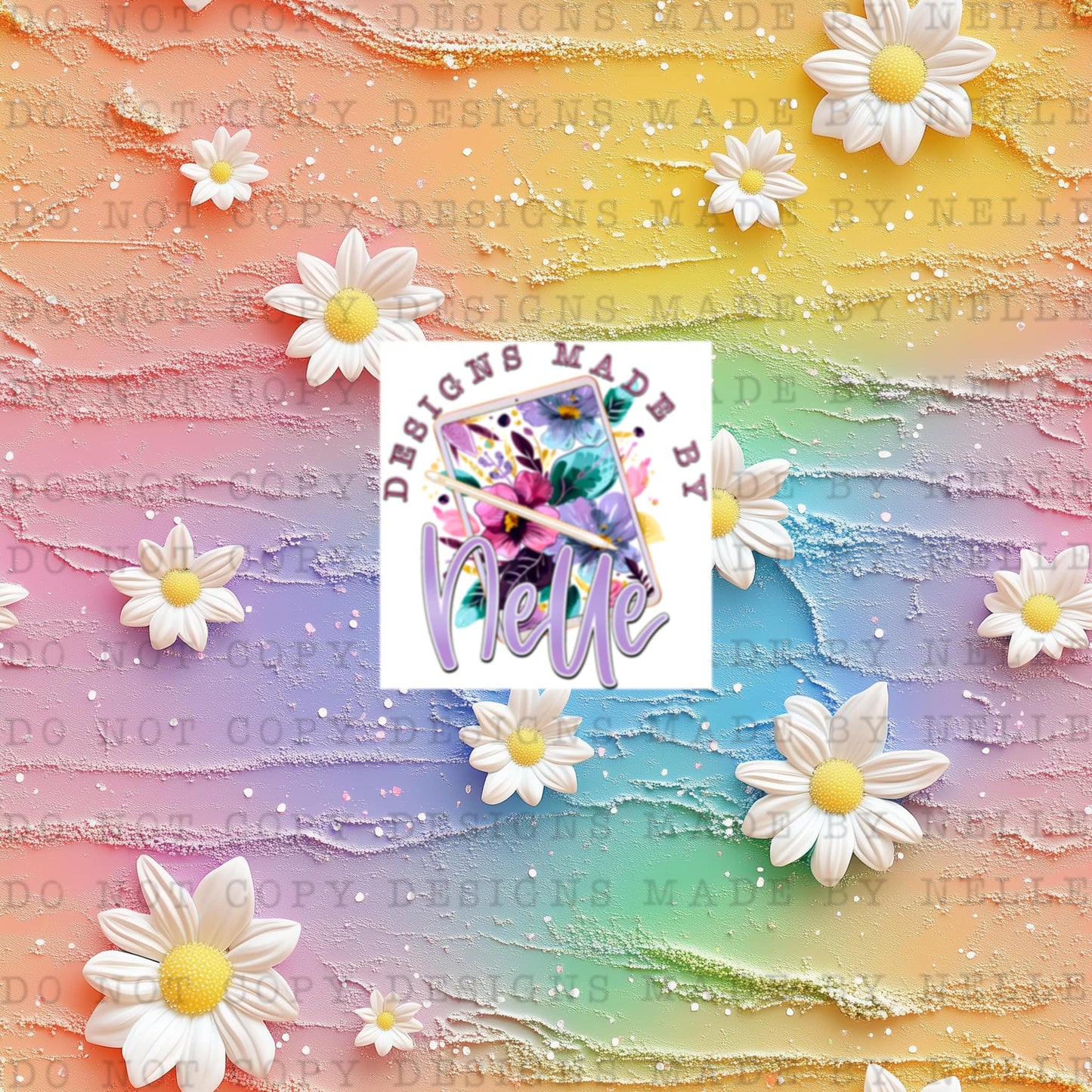 3D daisy sunrise