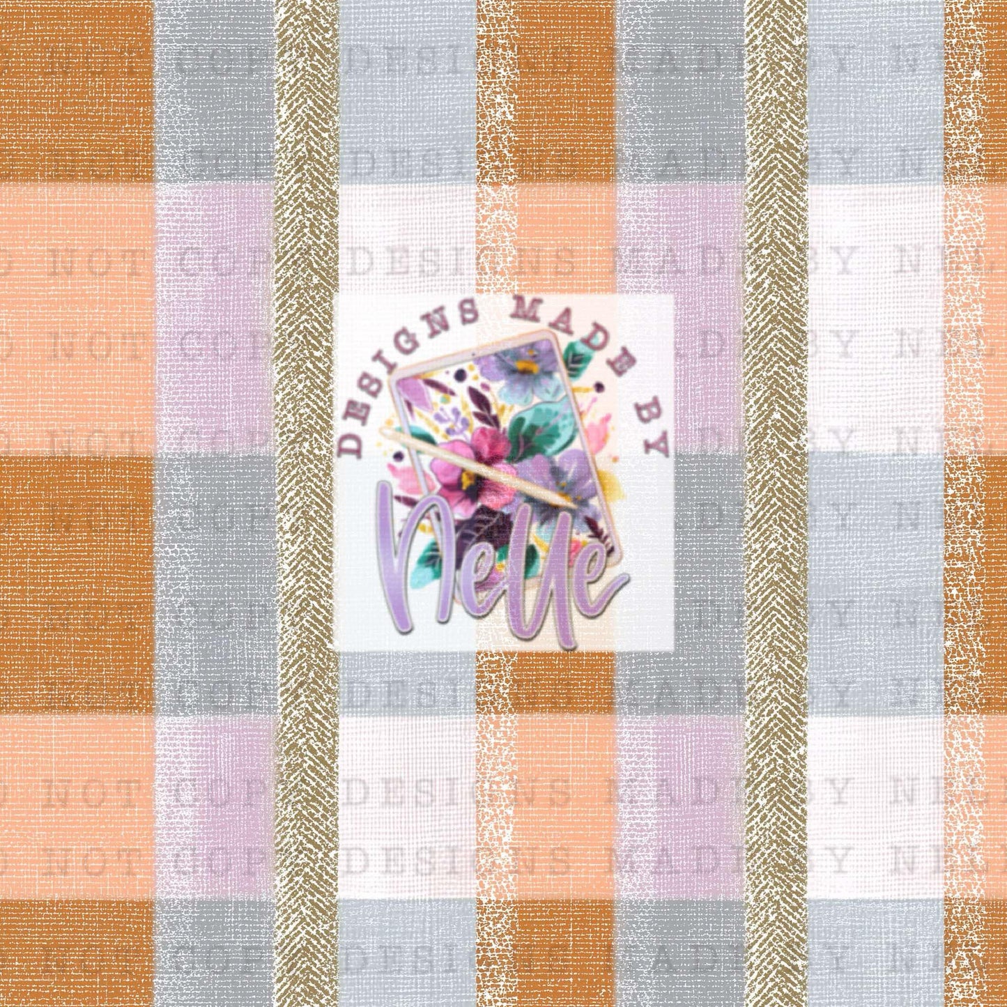 Fall pastel plaid