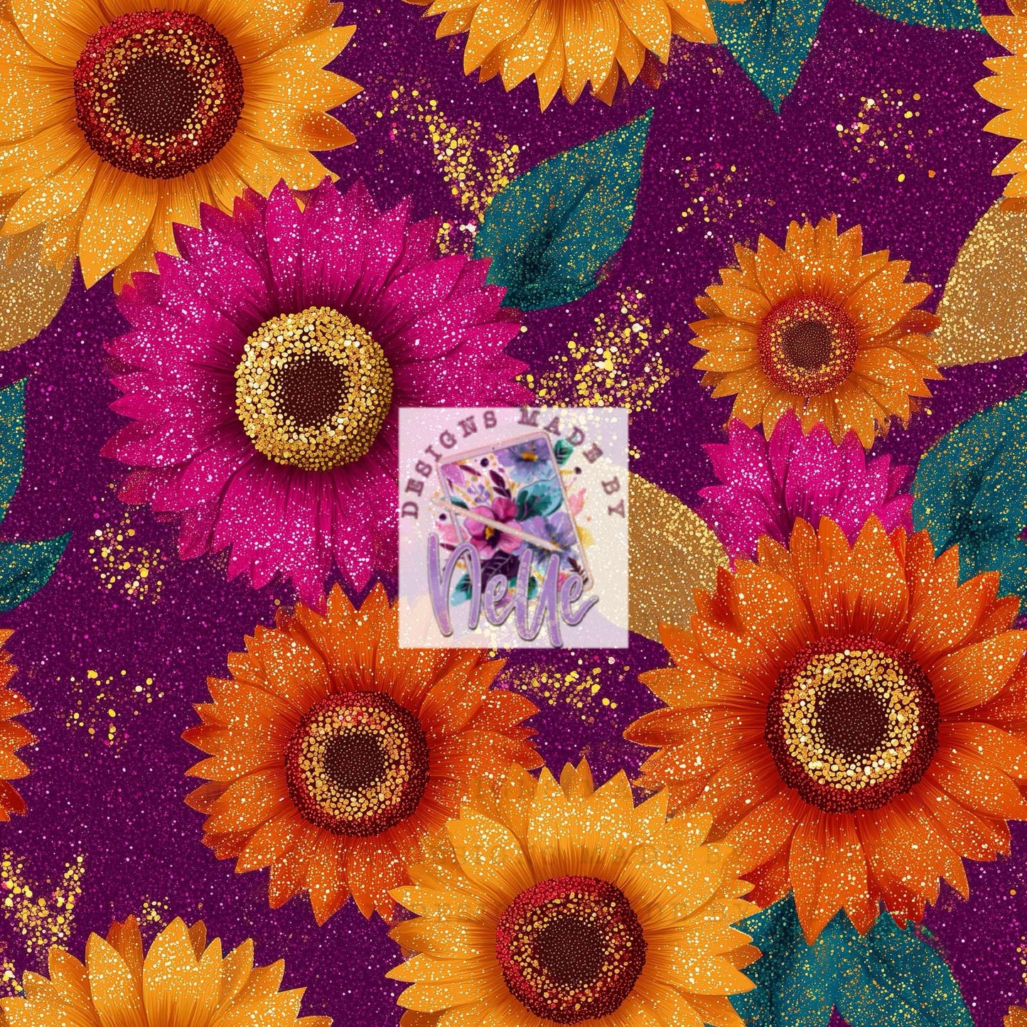 Glittery Sunflower - Fall Edition