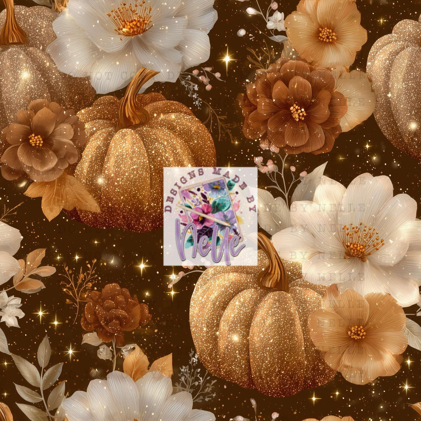 Golden Tan & Brown Harvest~ glittery (2)