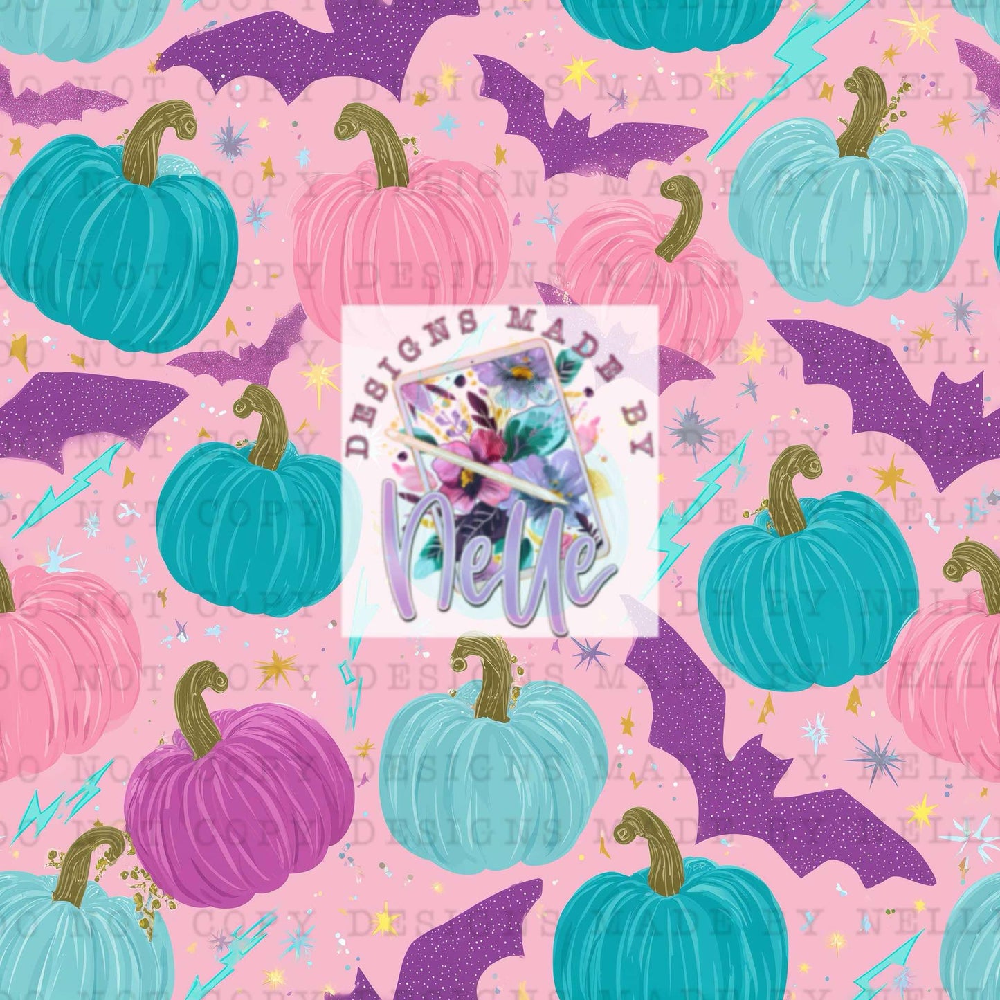Spooky Szn purple bats