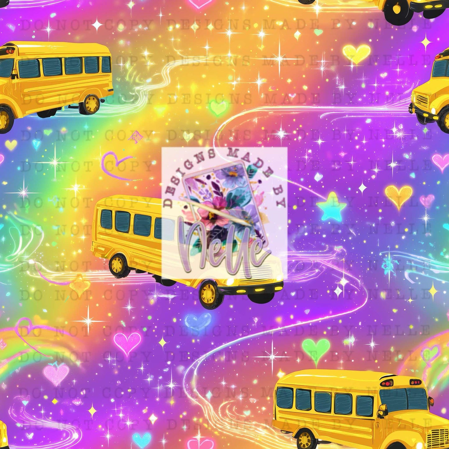 Rainbow bus