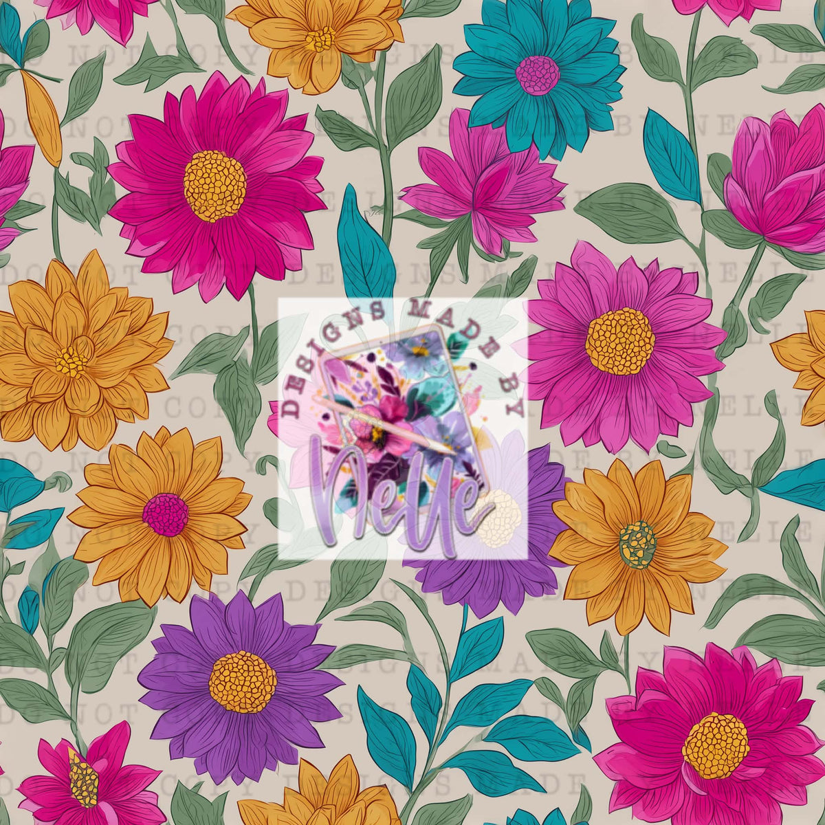 Whimsical Garden Florals