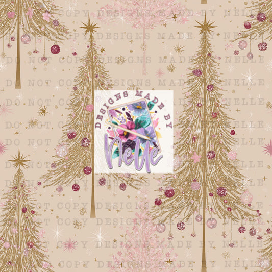 Rose gold glam trees