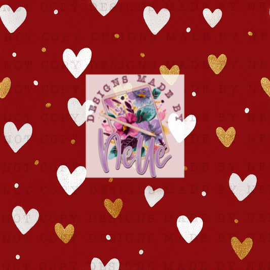 Classic Red Valentine Hearts