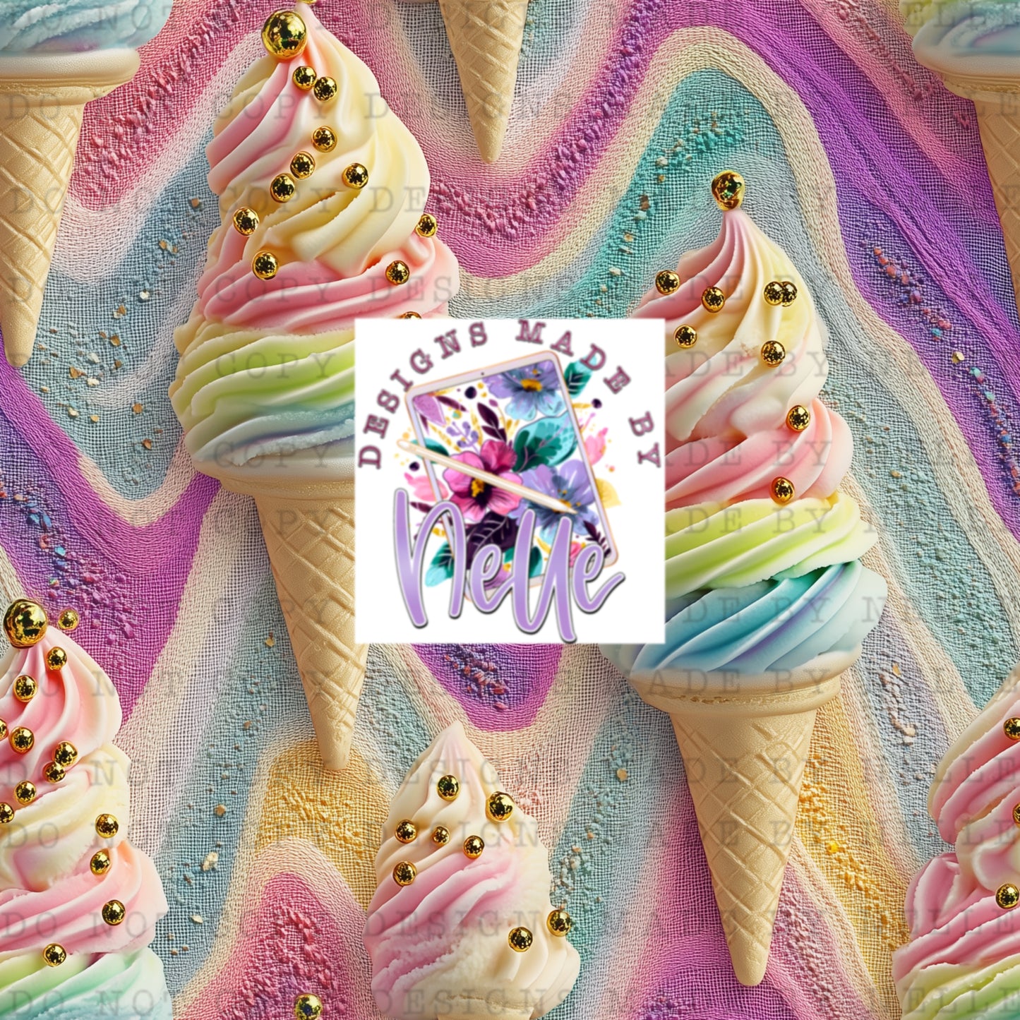 3d soft serve swirl