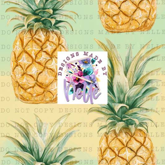 Golden pineapples