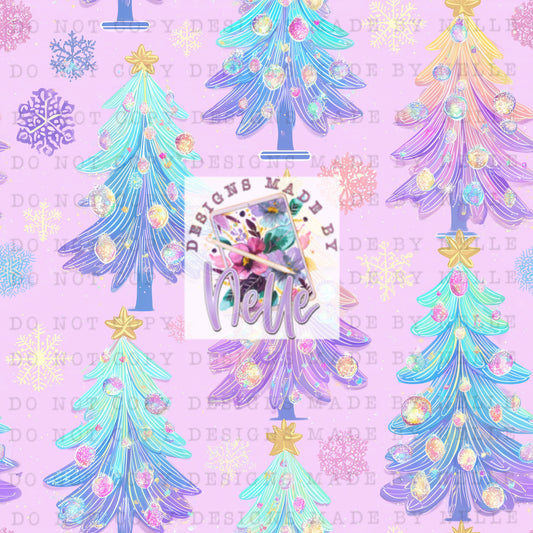 Iridescent crystal trees