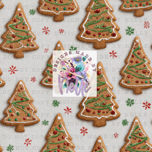 Gingerbread cookie trees