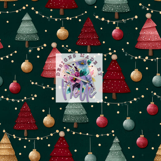 Rustic festive trees