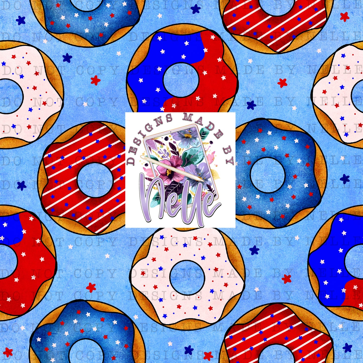 Patriotic Donuts