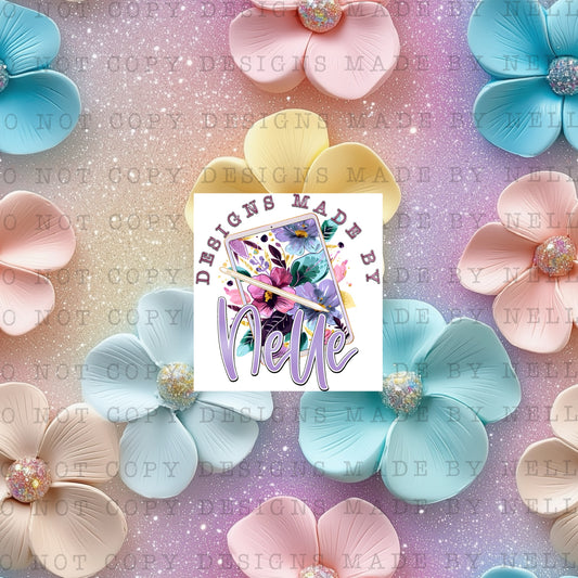 Glittering Pastel Petals 4