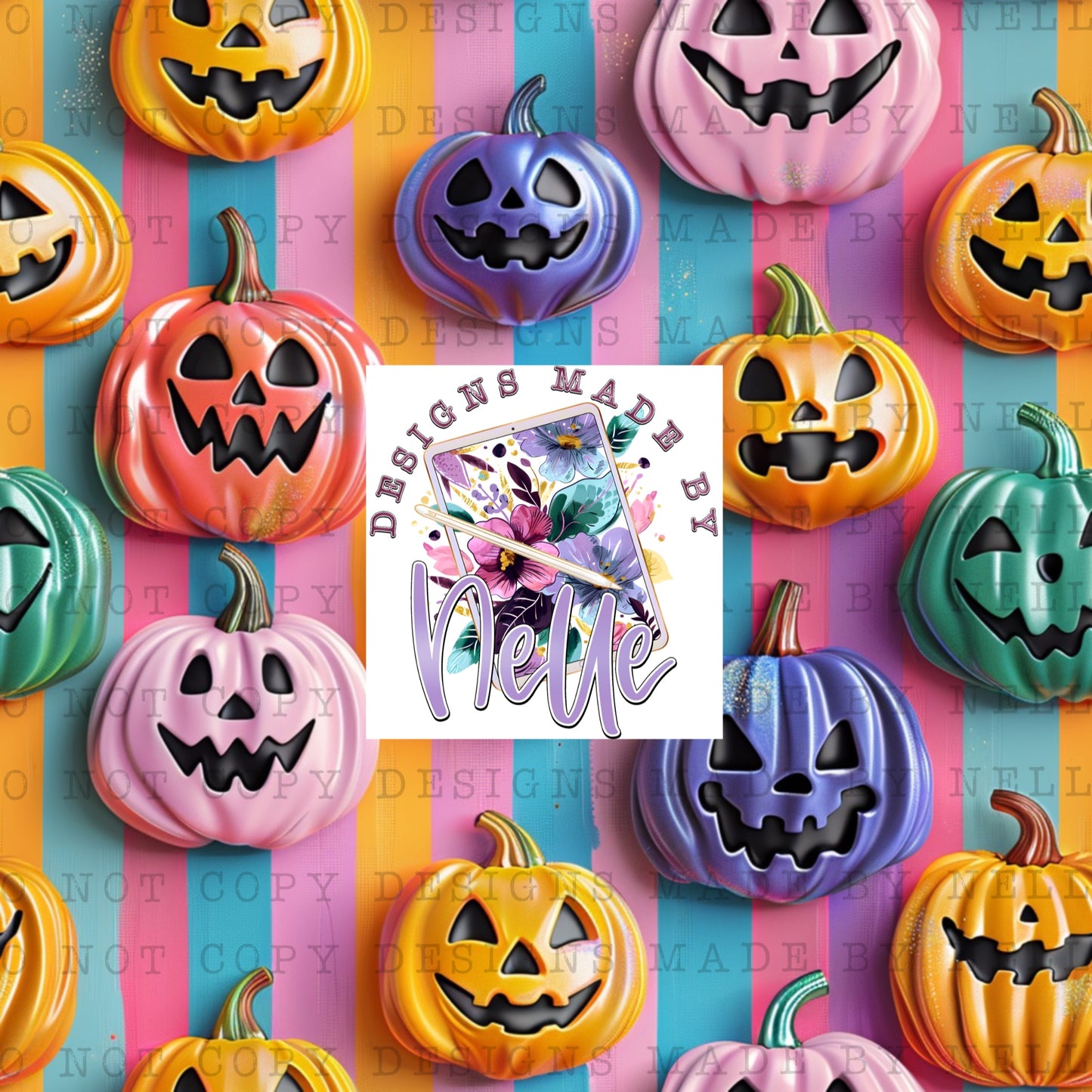 Colorful Pumpkins 3