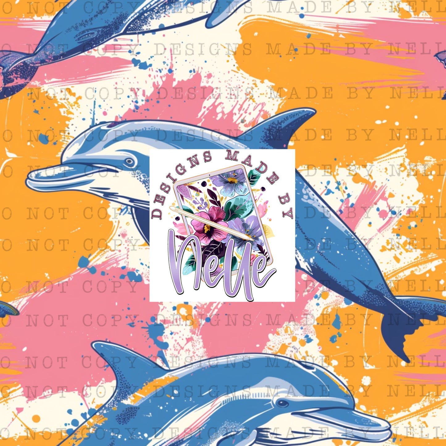 Colorful Dolphins