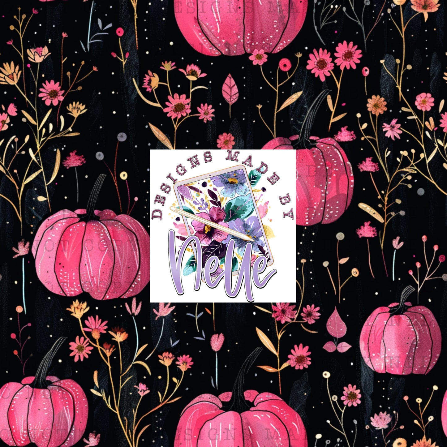 Pink & Black Pumpkins 3