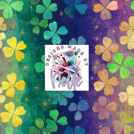 Rainbow Ombre Clover