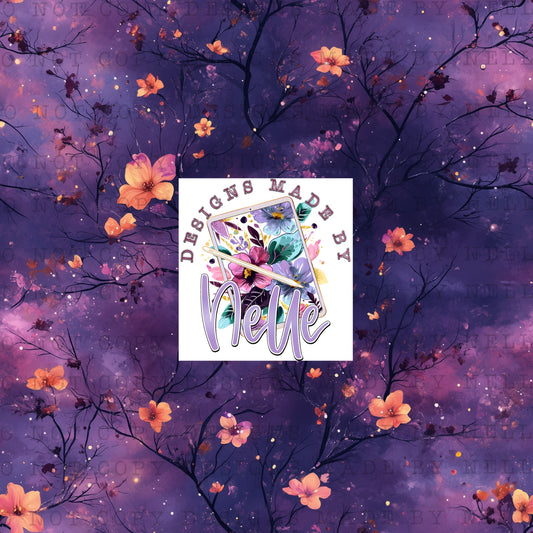 Purple Midnight Floral 2