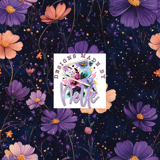 Purple Midnight Floral 3