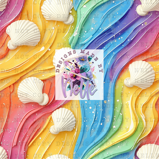 Rainbow Seashell Flow