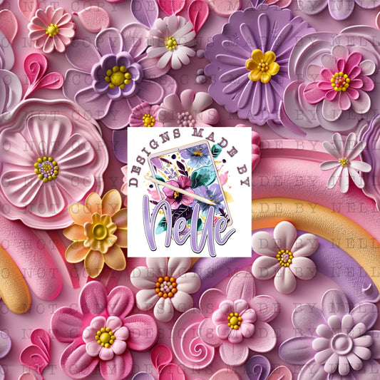 3D Colorful Florals & Rainbows 13