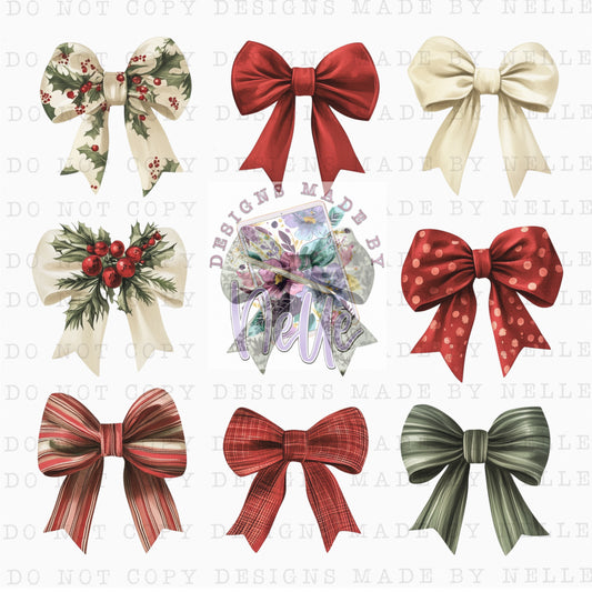 Christmas Bow Collage 1