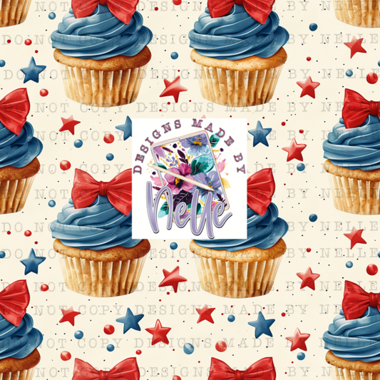 Patriotic Cupcakes 1