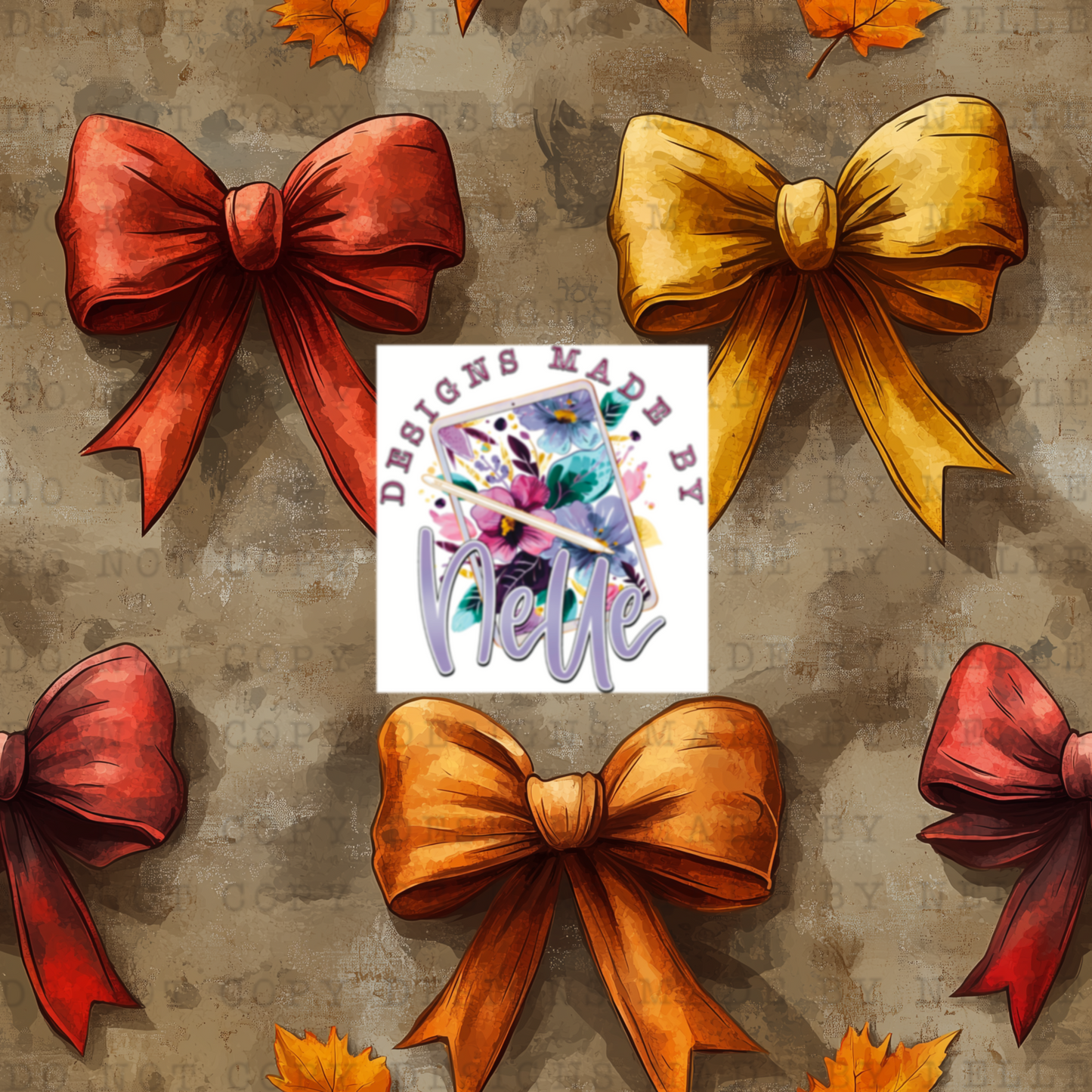 Brown Autumn Bows