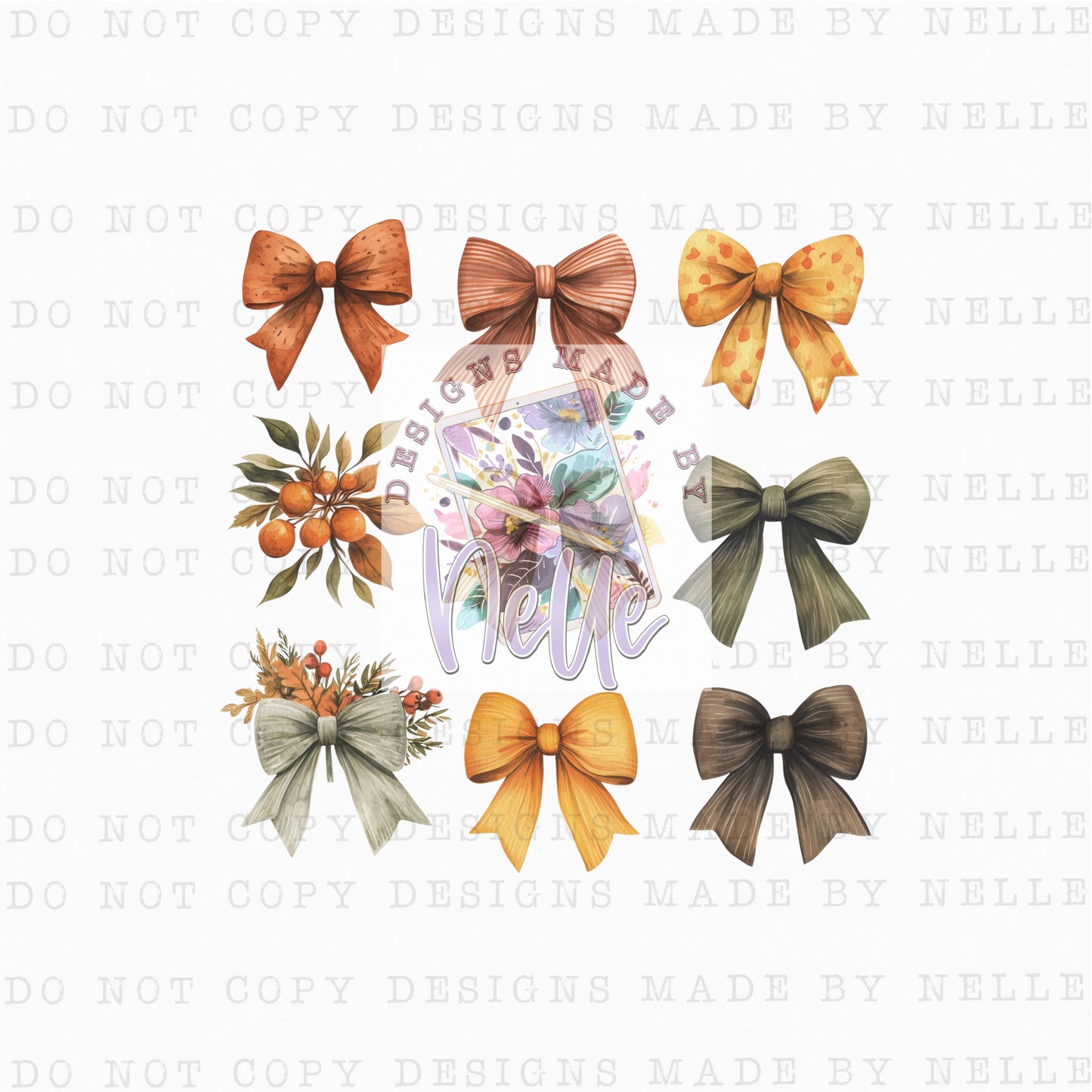 Autumn Bow Collage 2