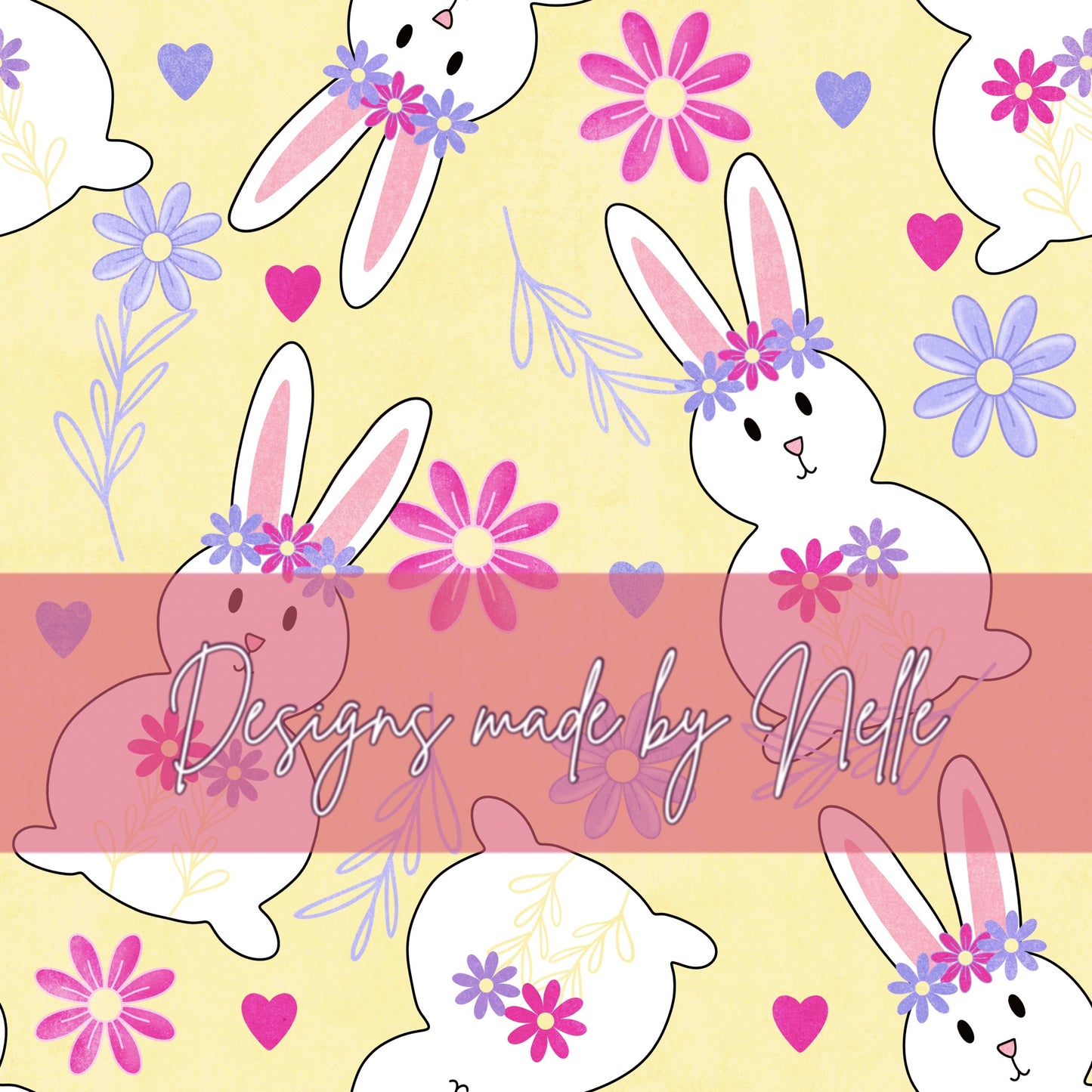 Floral Bunnies 1