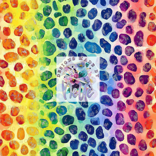 Rainbow animal print 3