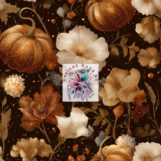 Golden Tan & Brown Harvest~ glittery