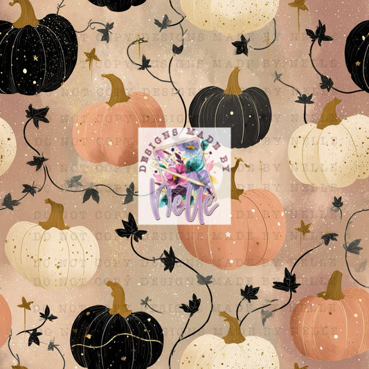 Blush & Black Pumpkin Glitter (2)