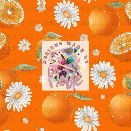 Summer Oranges & Daisies