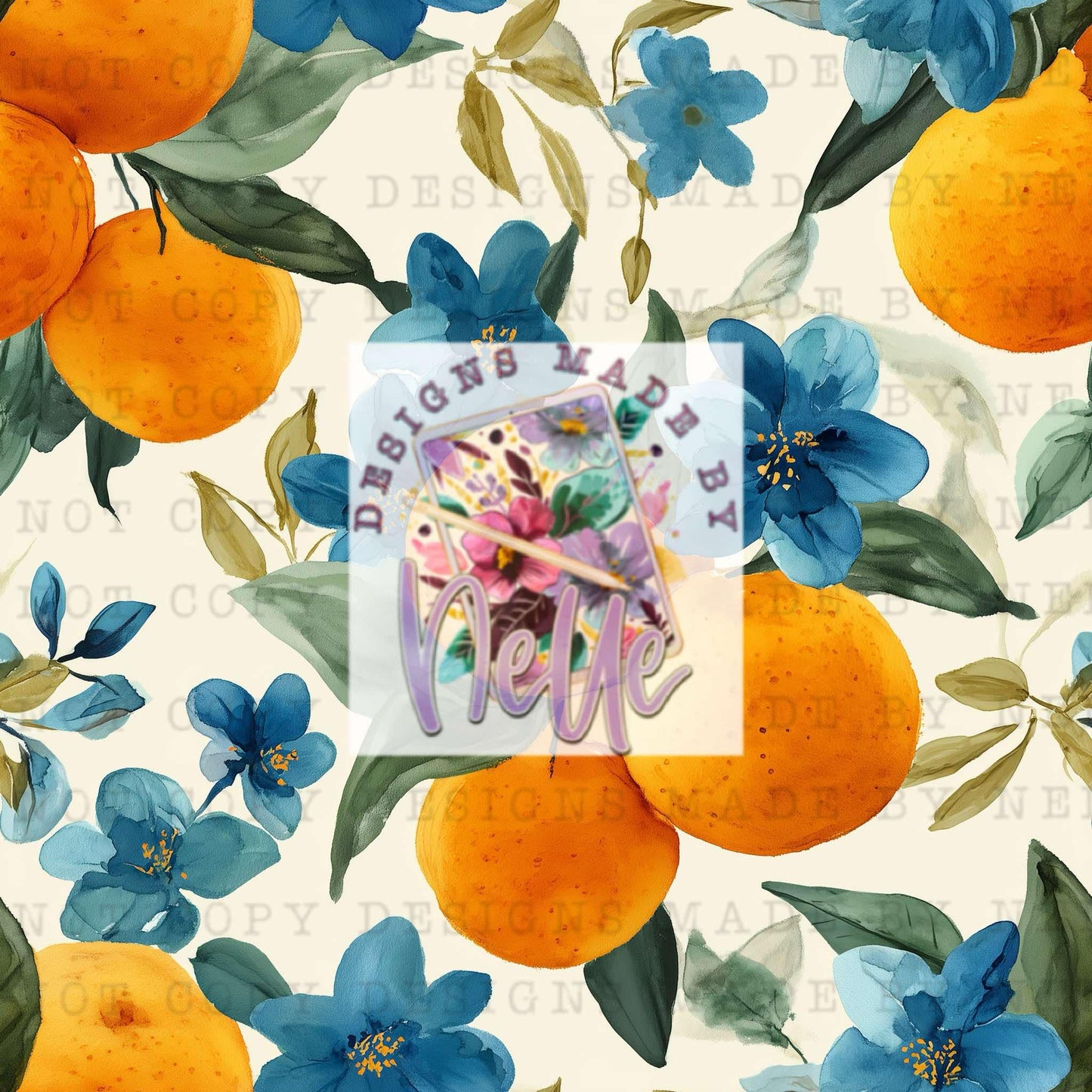 Blue Orange Blossom