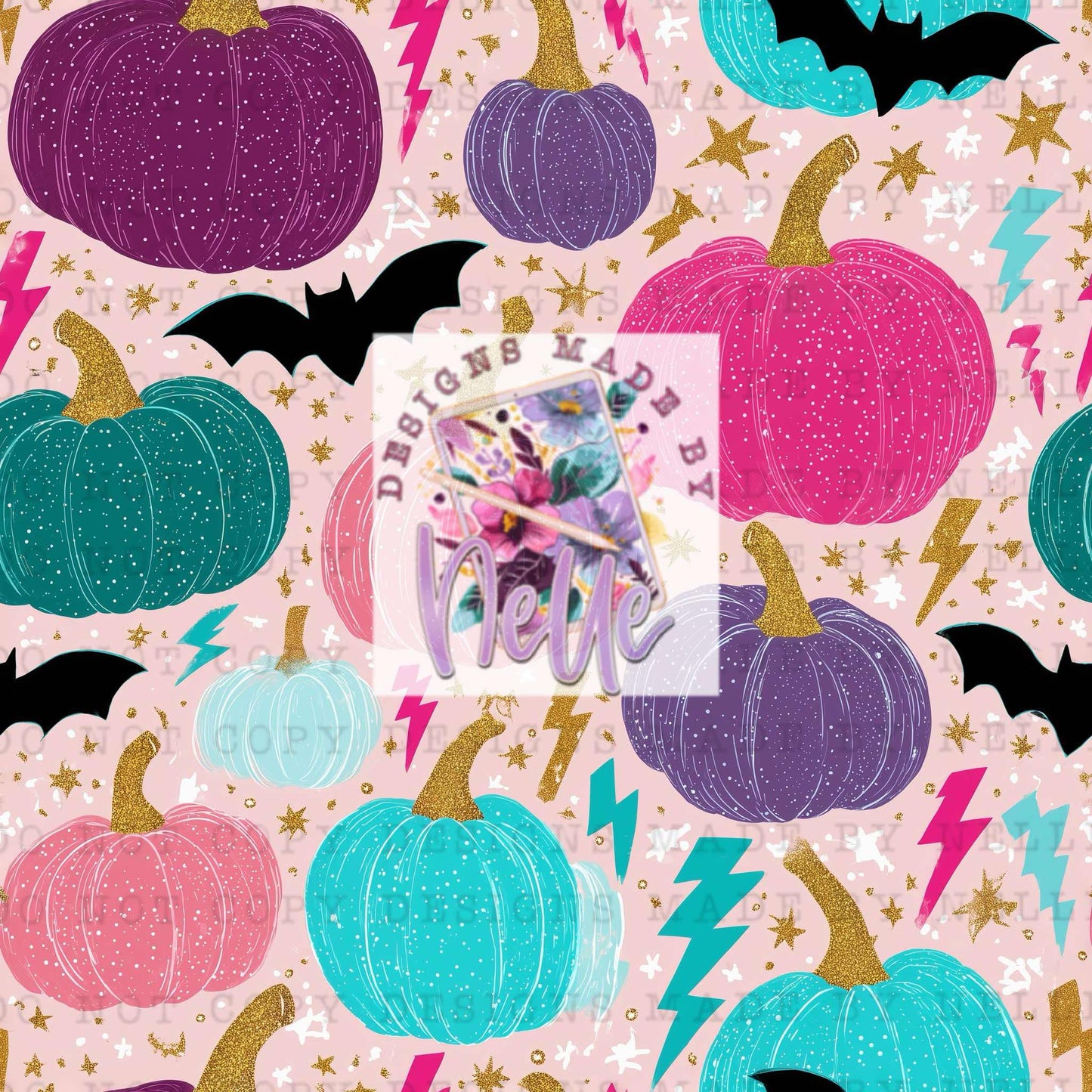 Spooky Szn (teal/pink) (2)