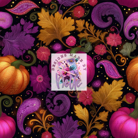 Enchanted Harvest Leaves – Dark Rainbow Foliage