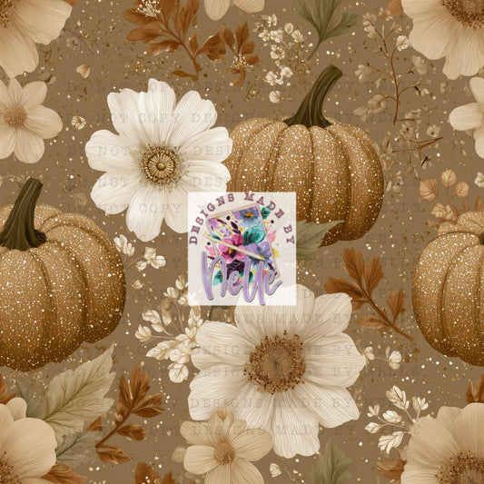 Golden Tan & Beige Harvest~ glittery (2)