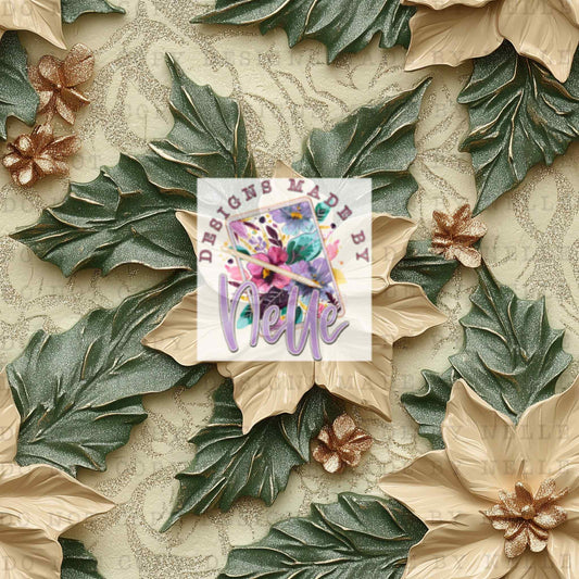 Traditional Christmas floral 3d (3)