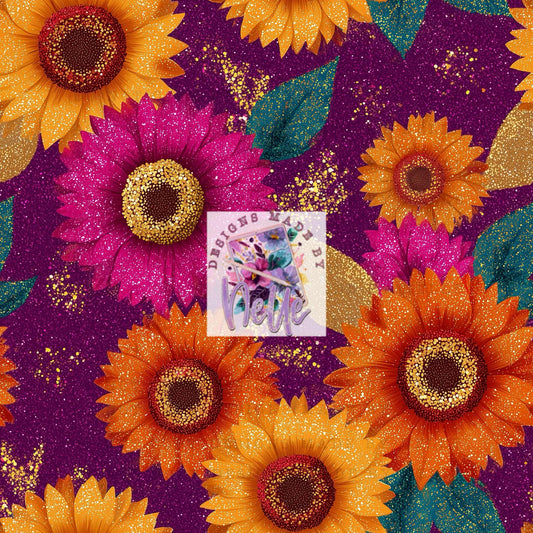 Glittery Sunflower - Fall Edition