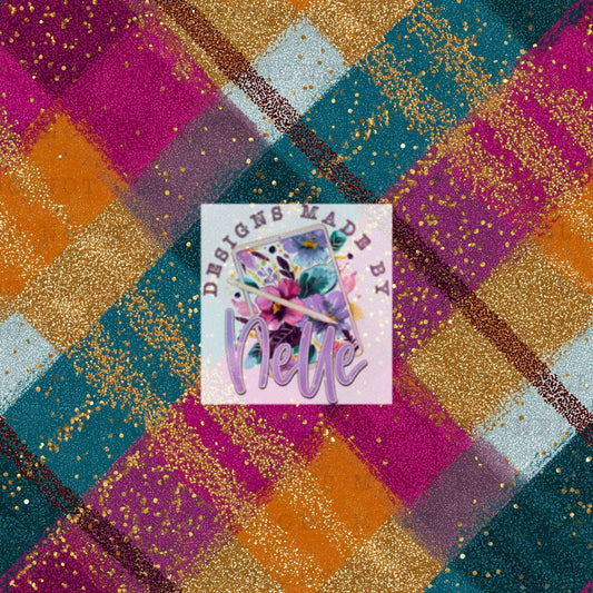 Plaid Glitter Fall