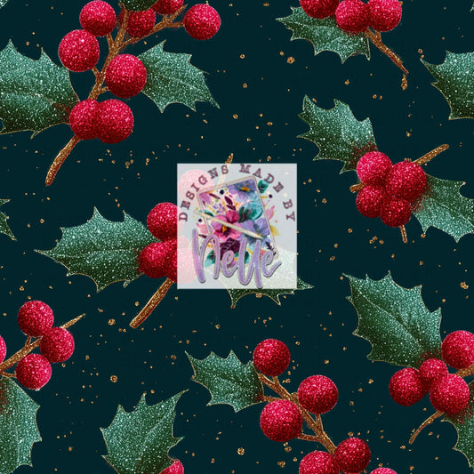 Glitter Holiday Berries