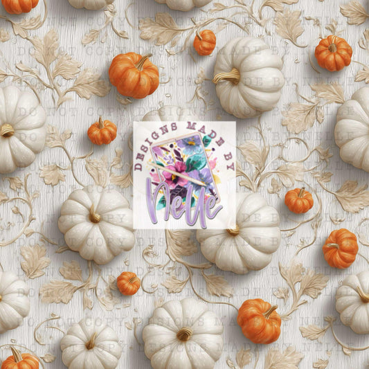 White & Orange Pumpkins
