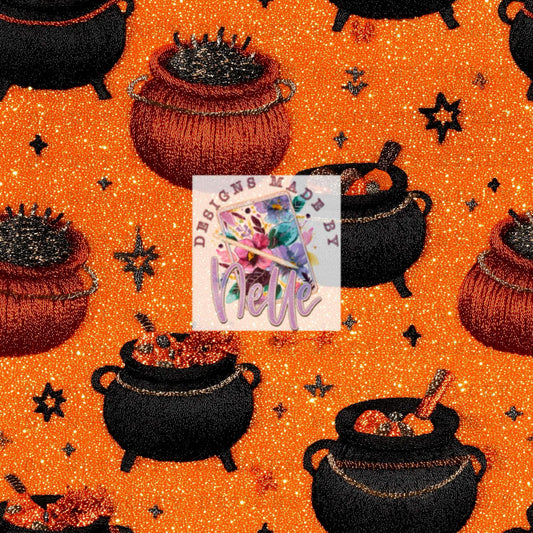 Embroidered cauldrons