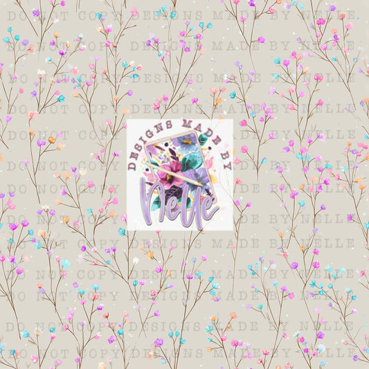 Colorful Babies Breath Blooms