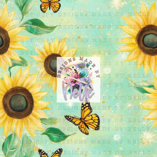 Sunflower & Butterfly Fields (Light)