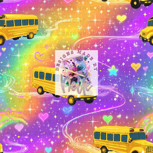 Rainbow bus