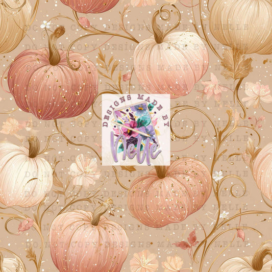Blush & White Pumpkin